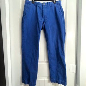 Polo Ralph Lauren Pants Mens 36x32 Blue Classic Fit Chino